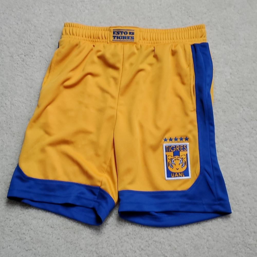 TIGRES UANL KIDS SHORTS USED NO TAG 8-10
